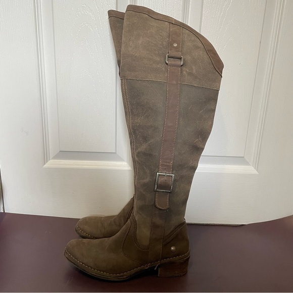 Neosens Leather and Suede Over the Knee Boots 7 - Picture 6 of 10